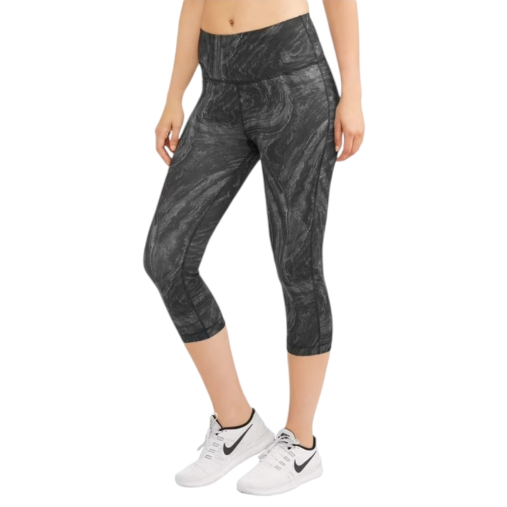 New! Avia Active Black Women's Cropped Capris Pants Leggings Size 2X